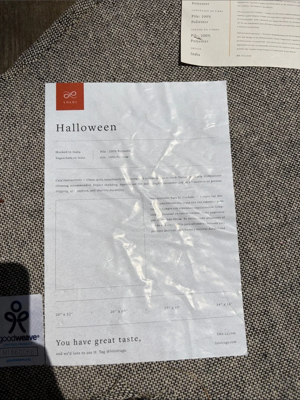 Viral Ghost Accent Rug